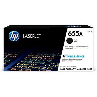 HP 655A , Cartuccia Toner Originale da 12500 Pagine, Compatibile con le Stampanti LaserJet Enterprise M652, M653, MFP M681, MFP M682, Nero HP 655A , Cartuccia Toner Originale da 12500 Pagine, Compatibile con le Stampanti LaserJet Enterprise M652, M653, MFP M681, MFP M682, Nero