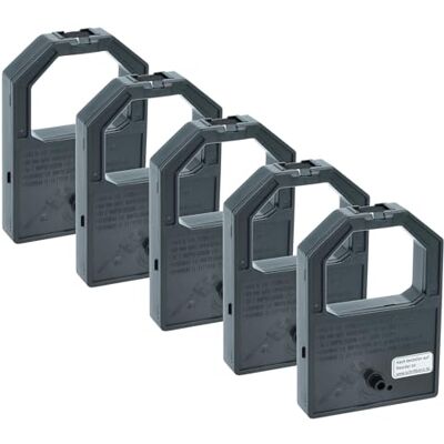 vhbw 5x nastro inchiostrato compatibile con Panasonic KX-P 1592, KX-P 1590, KX-P 145 i, KX-P 145 stampante ad aghi nero vhbw 5x nastro inchiostrato compatibile con Panasonic KX-P 1592, KX-P 1590, KX-P 145 i, KX-P 145 stampante ad aghi nero