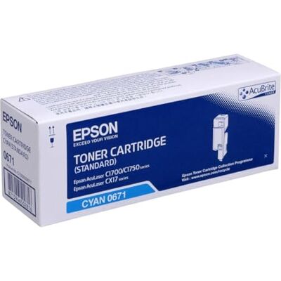 Epson C13S050671 Toner Cyan Epson C13S050671 Toner Cyan