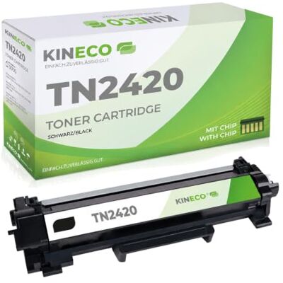 Kineco Cartucce Toner con CHIP Compatibili per Brother TN-2420 TN-2410 TN2420 HL-L3270CDW 2310D 2350DW 2357DW 2370DN 2375DW DCP-L2510D 2530DW 2550DN Nero 3.000 pagine Kineco Cartucce Toner con CHIP Compatibili per Brother TN-2420 TN-2410 TN2420 HL-L3270CDW 2310D 2350DW 2357DW 2370DN 2375DW DCP-L2510D 2530DW 2550DN Nero 3.000 pagine