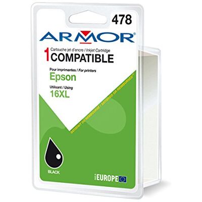Armor cartuccia nera per epson workforce wf2010w 2520nf Armor cartuccia nera per epson workforce wf2010w 2520nf