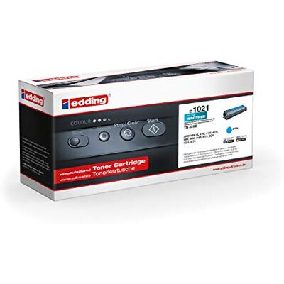 Edding Toner EDD-1021 – Ciano – Portata 1500 pagine – Sostituisce Brother TN-320C Edding Toner EDD-1021 – Ciano – Portata 1500 pagine – Sostituisce Brother TN-320C