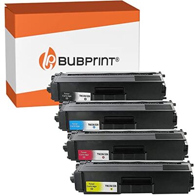 Bubprint 4 Toner compatibili con Brother TN-326 Nero Ciano Magenta Giallo Per DCP-L8400CDN DCP-L8450CDW HL-L8250CDN HL-L8350CDW MFC-L8650CDW Bubprint 4 Toner compatibili con Brother TN-326 Nero Ciano Magenta Giallo Per DCP-L8400CDN DCP-L8450CDW HL-L8250CDN HL-L8350CDW MFC-L8650CDW