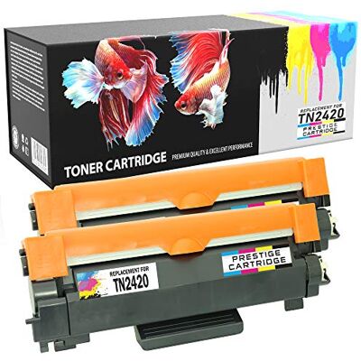 PRESTIGE CARTRIDGE TN-2420 Compatibile Cartuccia Toner per Brother MFC-L2710DW MFC-L2710DN HL-L2375DW HL-L2357DW HL-L2310D DCP-L2537DW DCP-L2530DW 2 Nero PRESTIGE CARTRIDGE TN-2420 Compatibile Cartuccia Toner per Brother MFC-L2710DW MFC-L2710DN HL-L2375DW HL-L2357DW HL-L2310D DCP-L2537DW DCP-L2530DW 2 Nero