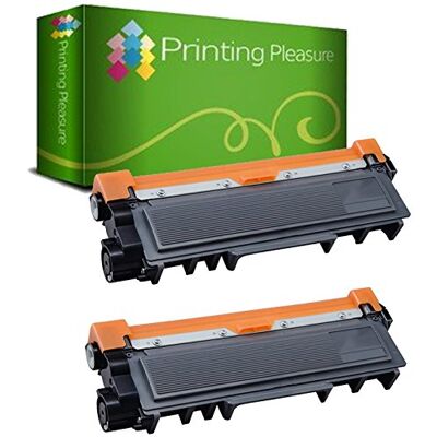 Printing Pleasure 2 Toner Compatibili per Brother HL-L2300D, L2320D, L2340DW, L2360DN, L2360DW, L2365DW, L2380DW, DCP-L2500D, L2520DW, L2540DN, L2560DW, MFC-L2700DW, L2720DW, L2740DW TN2320 TN2310, Colore: Nero Printing Pleasure 2 Toner Compatibili per Brother HL-L2300D, L2320D, L2340DW, L2360DN, L2360DW, L2365DW, L2380DW, DCP-L2500D, L2520DW, L2540DN, L2560DW, MFC-L2700DW, L2720DW, L2740DW TN2320 TN2310, Colore: Nero