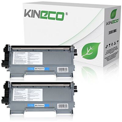 Kineco 2 toner compatibili per Brother TN-2220 DCP-7060 7065 7070 D N DN DW Fax 2840 2845 2940 2950 MFC-7360 7362 7460 7860 N DN D DW Kineco 2 toner compatibili per Brother TN-2220 DCP-7060 7065 7070 D N DN DW Fax 2840 2845 2940 2950 MFC-7360 7362 7460 7860 N DN D DW