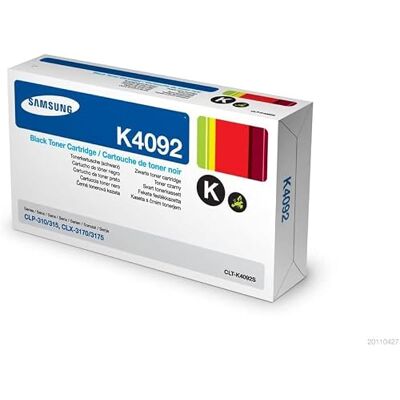 Samsung CLT-K4092S, , Cartuccia Toner, da 1.500 pagine, compatibile con le stampanti LaserJet Color serie CLP-310, serie CLP-315, CLX-3170FN e serie CLX-3175, Nero Samsung CLT-K4092S, , Cartuccia Toner, da 1.500 pagine, compatibile con le stampanti LaserJet Color serie CLP-310, serie CLP-315, CLX-3170FN e serie CLX-3175, Nero