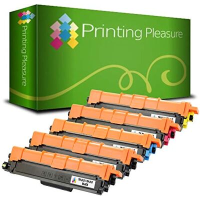 Printing Pleasure Kit 5 TN-247 con CHIP Toner Compatibile per Brother DCP-L3510CDW, DCP-L3550CDW, HL-L3210CW, HL-L3230CDW, MFC-L3710CW, MFC-L3750CDW, MFC-L3770CDW Printing Pleasure Kit 5 TN-247 con CHIP Toner Compatibile per Brother DCP-L3510CDW, DCP-L3550CDW, HL-L3210CW, HL-L3230CDW, MFC-L3710CW, MFC-L3750CDW, MFC-L3770CDW