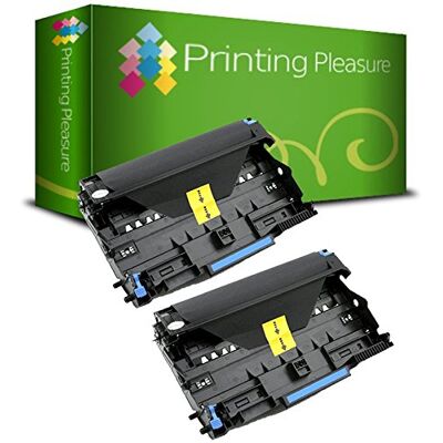 Printing Pleasure 2x Tamburo compatibile per Brother DCP-7055, 7055W, 7060D, 7065DN, 7070DW, HL-2130, 2132, 2135W, 2240, 2240D, 2250DN, 2270DW, MFC-7360N, 7460DN, 7460N, 7860DW, FAX-2840, 2940E DR2200, Colore: Nero Printing Pleasure 2x Tamburo compatibile per Brother DCP-7055, 7055W, 7060D, 7065DN, 7070DW, HL-2130, 2132, 2135W, 2240, 2240D, 2250DN, 2270DW, MFC-7360N, 7460DN, 7460N, 7860DW, FAX-2840, 2940E DR2200, Colore: Nero