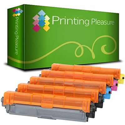 Printing Pleasure Kit 5 TN241 TN245 Toner Compatibile per Brother DCP-9020CDW, HL-3140CW, HL-3142CW, HL-3150CDW, HL-3152CDW, HL-3170CDW, HL-3172CDW, MFC-9130CW, MFC-9140CDN, MFC-9330CDW, MFC-9340CDW Printing Pleasure Kit 5 TN241 TN245 Toner Compatibile per Brother DCP-9020CDW, HL-3140CW, HL-3142CW, HL-3150CDW, HL-3152CDW, HL-3170CDW, HL-3172CDW, MFC-9130CW, MFC-9140CDN, MFC-9330CDW, MFC-9340CDW