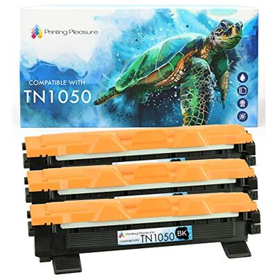 Printing Pleasure TN1050 Kit 3 Toner Compatibili per Brother DCP-1510 DCP-1512 DCP-1610W DCP-1612W HL-1110 HL-1112 HL-1210W HL-1212W MFC-1810 MFC-1910W, Nero, 3 Pezzi Printing Pleasure TN1050 Kit 3 Toner Compatibili per Brother DCP-1510 DCP-1512 DCP-1610W DCP-1612W HL-1110 HL-1112 HL-1210W HL-1212W MFC-1810 MFC-1910W, Nero, 3 Pezzi