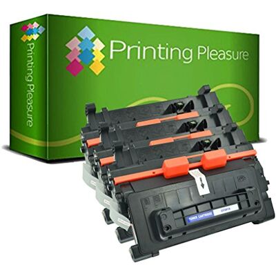 Printing Pleasure 3 Toner Compatibili per HP LaserJet Enterprise M604 M605 M606 dn n x MFP M630 dn f h z CF281A 81A, Colore: Nero, 10500 Pagine Printing Pleasure 3 Toner Compatibili per HP LaserJet Enterprise M604 M605 M606 dn n x MFP M630 dn f h z CF281A 81A, Colore: Nero, 10500 Pagine