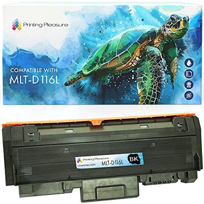 Printing Pleasure Toner Compatibile MLT-D116L Cartuccia Laser per Samsung Xpress SL-M2625 M2625D M2675F M2675FN M2676 M2676N M2825DW M2825ND M2835 M2835DW M2875FD M2875FW M2875ND M2885 M2885FW Nero, Alta Resa Printing Pleasure Toner Compatibile MLT-D116L Cartuccia Laser per Samsung Xpress SL-M2625 M2625D M2675F M2675FN M2676 M2676N M2825DW M2825ND M2835 M2835DW M2875FD M2875FW M2875ND M2885 M2885FW Nero, Alta Resa
