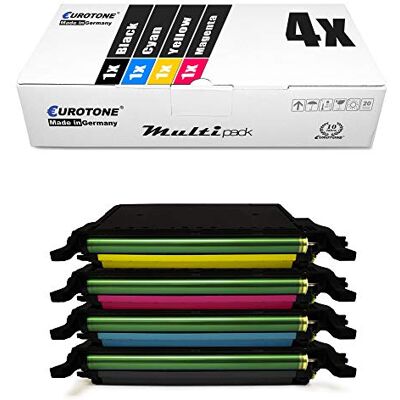 Eurotone 4x Toner compatibile XXL per Samsung CLP-620 ND NDK + CLP-670 N ND NDK NK + CLX 6220 6250 FX Black nero + Cyan + Magenta + giallo Yellow Premium Alternative XLset Eurotone 4x Toner compatibile XXL per Samsung CLP-620 ND NDK + CLP-670 N ND NDK NK + CLX 6220 6250 FX Black nero + Cyan + Magenta + giallo Yellow Premium Alternative XLset