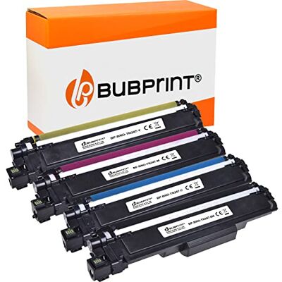 Bubprint 4 Toner compatibili con Brother TN-247 TN-243 Multicolore Nero, ciano, magenta, giallo – per DCP-L3550CDW MFC-L3750CDW HL-L3230CDW Bubprint 4 Toner compatibili con Brother TN-247 TN-243 Multicolore Nero, ciano, magenta, giallo – per DCP-L3550CDW MFC-L3750CDW HL-L3230CDW