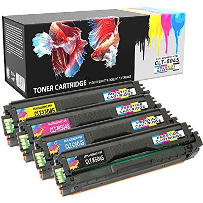 PRESTIGE CARTRIDGE CLT-504S Kit 4 Toner compatibili per Samsung CLP-415N, CLP-415NW, CLX-4195FN, CLX-4195N, CLX-4195FW, Xpress C1810W, C1860FN, C1860FW, 4 Pezzi PRESTIGE CARTRIDGE CLT-504S Kit 4 Toner compatibili per Samsung CLP-415N, CLP-415NW, CLX-4195FN, CLX-4195N, CLX-4195FW, Xpress C1810W, C1860FN, C1860FW, 4 Pezzi