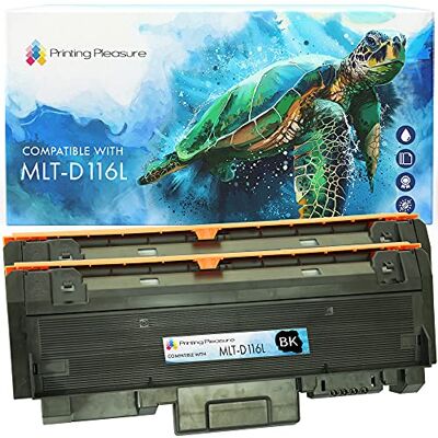 Printing Pleasure 2 Toner Compatibili MLT-D116L Cartuccia Laser per Samsung Xpress SL-M2625 M2625D M2675F M2675FN M2676 M2676N M2825DW M2825ND M2835 M2835DW M2875FD M2875FW M2875ND M2885 M2885FW Nero, Alta Resa Printing Pleasure 2 Toner Compatibili MLT-D116L Cartuccia Laser per Samsung Xpress SL-M2625 M2625D M2675F M2675FN M2676 M2676N M2825DW M2825ND M2835 M2835DW M2875FD M2875FW M2875ND M2885 M2885FW Nero, Alta Resa