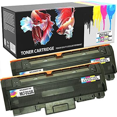 PRESTIGE CARTRIDGE MLT-D116L Compatibile Cartuccia Toner per Samsung Xpress M2625 M2626 M2675 M2675FN M2676 M2826 M2835DW M2875 M2875FD M2876 M2885FW 2 Nero PRESTIGE CARTRIDGE MLT-D116L Compatibile Cartuccia Toner per Samsung Xpress M2625 M2626 M2675 M2675FN M2676 M2826 M2835DW M2875 M2875FD M2876 M2885FW 2 Nero