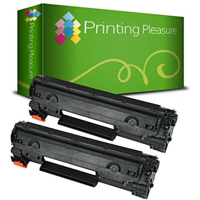 Printing Pleasure 2 Toner Compatibili CB436A 36A Cartuccia Laser per HP Laserjet P1505 P1505N P1506 M1120MFP M1120N M1520 M1522MFP M1522N M1522NF Nero, Alta Resa Printing Pleasure 2 Toner Compatibili CB436A 36A Cartuccia Laser per HP Laserjet P1505 P1505N P1506 M1120MFP M1120N M1520 M1522MFP M1522N M1522NF Nero, Alta Resa