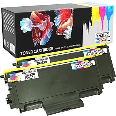 PRESTIGE CARTRIDGE TN2120 TN2110 Kit 2 Toner compatibili per Brother HL-2140, HL-2150, HL-2150N, HL-2170, HL-2170W, DCP-7030, DCP-7040, DCP-7045N, MFC-7320, MFC-7340, MFC-7345DN, MFC-7440N, MFC-7840W, 2 Pezzi PRESTIGE CARTRIDGE TN2120 TN2110 Kit 2 Toner compatibili per Brother HL-2140, HL-2150, HL-2150N, HL-2170, HL-2170W, DCP-7030, DCP-7040, DCP-7045N, MFC-7320, MFC-7340, MFC-7345DN, MFC-7440N, MFC-7840W, 2 Pezzi