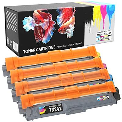 PRESTIGE CARTRIDGE TN-245 Cartucce di Toner Compatibile con Brother HL-3140CW 3150CDW 3170CDW DCP-9015CDW 9020CDW MFC-9140CDN 9330CDW 9340CDW 9332CDW 9142CDN Pack di 4 PRESTIGE CARTRIDGE TN-245 Cartucce di Toner Compatibile con Brother HL-3140CW 3150CDW 3170CDW DCP-9015CDW 9020CDW MFC-9140CDN 9330CDW 9340CDW 9332CDW 9142CDN Pack di 4