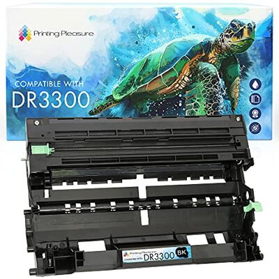 Printing Pleasure Compatibile DR3300 Tamburo per Brother HL-5440D HL-5450DN HL-5470DW HL-6180 HL-6180DW MFC-8510DN MFC-8520DN MFC-8950 MFC-8950DW MFC-8950DWT DCP-8110 DCP-8110DN DCP-8250 Nero, Alta Resa Printing Pleasure Compatibile DR3300 Tamburo per Brother HL-5440D HL-5450DN HL-5470DW HL-6180 HL-6180DW MFC-8510DN MFC-8520DN MFC-8950 MFC-8950DW MFC-8950DWT DCP-8110 DCP-8110DN DCP-8250 Nero, Alta Resa