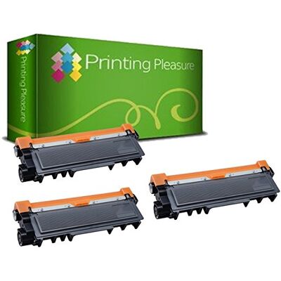Printing Pleasure 3 Toner Compatibili per Brother HL-L2300D, L2320D, L2340DW, L2360DN, L2360DW, L2365DW, L2380DW, DCP-L2500D, L2520DW, L2540DN, L2560DW, MFC-L2700DW, L2720DW, L2740DW , Colore: Nero Printing Pleasure 3 Toner Compatibili per Brother HL-L2300D, L2320D, L2340DW, L2360DN, L2360DW, L2365DW, L2380DW, DCP-L2500D, L2520DW, L2540DN, L2560DW, MFC-L2700DW, L2720DW, L2740DW , Colore: Nero