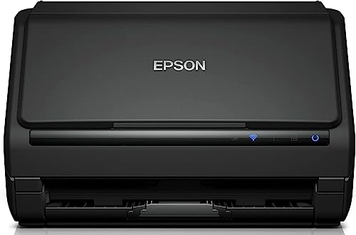 Epson WorkForce ES-500WII, Scanner A4 WiFi Fronte/Retro ad Alta Velocità su Smartphone, Tablet, PC o Mac, Duplex Automatico e ADF, Funzioni Automatiche di Ritaglio e Rimozione di Pagine Bianche/Sfondi