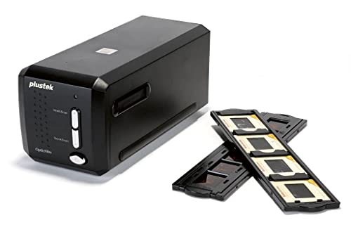 Plustek OpticFilm 8200i AI Scanner per pellicole e diapositive da 35 mm, Target di calibrazione IT 8 + SilverFast Ai Studio 8, risoluzione 7200 dpi, 64Bit HDRi, Mac & PC