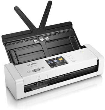 Brother ADS-1700W Scanner per documenti compatto e intelligente   Alimentatore di documenti   Scansione automatica   Wi-Fi/Wi-Fi Direct