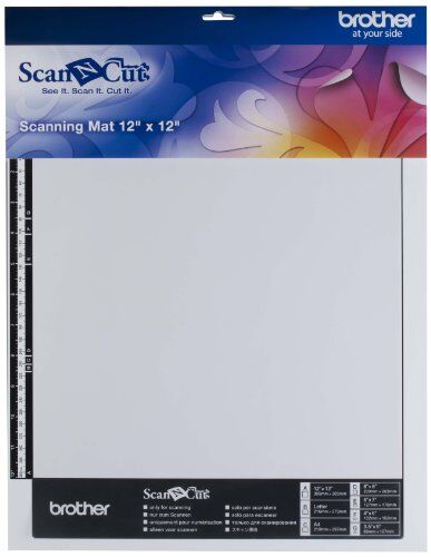 Brother Scan-N-Cut CAMATS12 Tappetino per scansione, colore: bianco