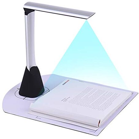 MSQL Scanner portatile registrabile per documenti, alta risoluzione 3672 * 2856, con luce LED, per A3 e disegni sotto, album