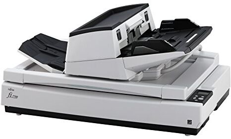 Fujitsu fi-7700 600 x 600 DPI Flatbed & ADF scanner Nero, Bianco A3