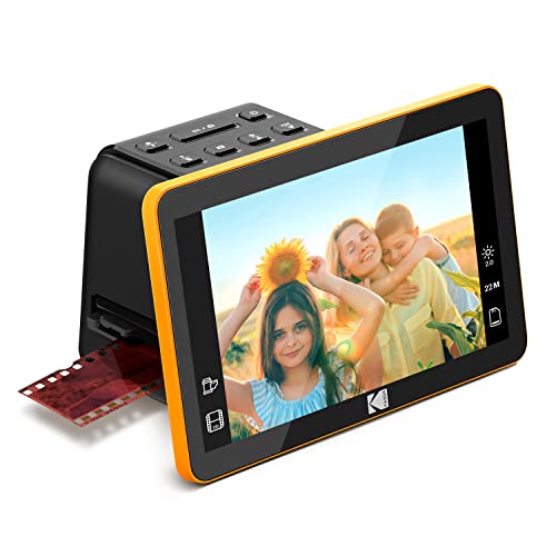 Kodak Slide N Scanner di pellicola digitale Max 7"- Ampio display LCD 7" converte I negativi Colore in 22MP HD n & b JPEG RODFS70