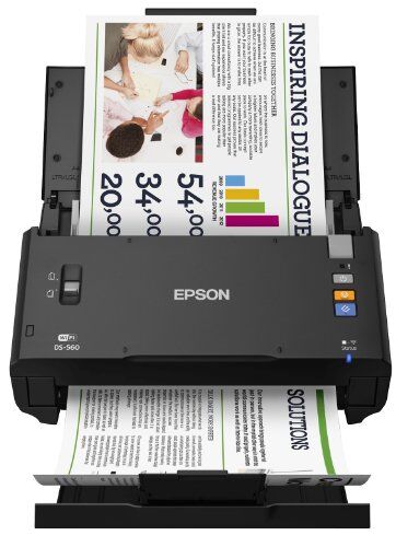 Epson WorkForce DS-560 Scanner, Nero