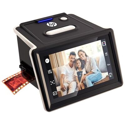 HP FilmScan Touch Screen Scanner per Pellicole e Diapositive con Schermo LCD da 5”, Converte Rapidamente Negativi e Diapositive in Foto JPEG Digitali da 22MP, Compatibile con Pellicole 135, 126 e 110 HP FilmScan Touch Screen Scanner per Pellicole e Diapositive con Schermo LCD da 5”, Converte Rapidamente Negativi e Diapositive in Foto JPEG Digitali da 22MP, Compatibile con Pellicole 135, 126 e 110