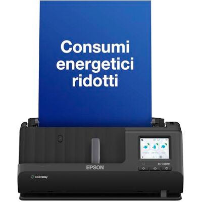Epson ES-C380W Scanner per Documenti e Foto, Velocità Rapida di Scansione, Connessione Wireless, Facile da Usare e Ottimizzato per la Gestione dei Documenti, 600 dpi x 600 dpi Epson ES-C380W Scanner per Documenti e Foto, Velocità Rapida di Scansione, Connessione Wireless, Facile da Usare e Ottimizzato per la Gestione dei Documenti, 600 dpi x 600 dpi