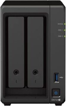 Synology DiskStation DS723+ NAS/storage server Tower Ethernet LAN Black R1600