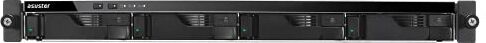 Asustor Lockerstor 4 AS6504RS 4 Bay NAS Alloggiamento di archiviazione di rete 1U Rack, Quad Core 2.1 GHz, CPU 8 GB RAM DDR4 con Rail