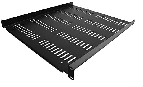 StarTech.com Mensola Rack 19" 1U Ripiano Ventilato per Armadio Rack 19 pollici per Dispositivi/Apparecchiature di rete non installabili a Rack -Portata 25kg Profondità 50 cm (SHELF-1U-20-FIXED-V)