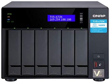 QNAP TVS-672N-I3-4G 6BAY 3.1GHZ 4C