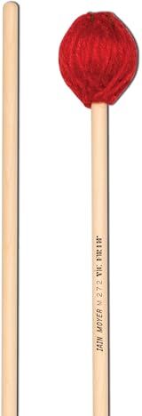 Vic Firth Bacchette per Marimba Serie Corpsmaster® Signature M272 Iain Moyer Yarn Medio Duro a Duro Rosse