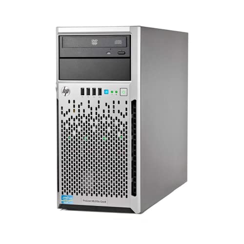 HP Proliant ML310e G8 v2 Tower, Intel Xeon E3-1246 V3, RAM 32 GB, 2X 480GB SSD, Raid Controller P222, 2xPSU. Win Server 2022 Std (Ricondizionato)