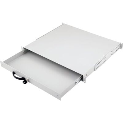 Equip Cassetto 19" per armadi Server 1U, chiudibile a Chiave, Grigio Equip Cassetto 19" per armadi Server 1U, chiudibile a Chiave, Grigio