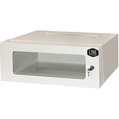 LINK armadio rack LK1904U30 con chiusura a chiave per dispositivi di rete 19 pollici porta in vetro incastellatura acciaio colore grigio dimensioni compatte 54x36x21 cm unità 1 pezzo LINK armadio rack LK1904U30 con chiusura a chiave per dispositivi di rete 19 pollici porta in vetro incastellatura acciaio colore grigio dimensioni compatte 54x36x21 cm unità 1 pezzo