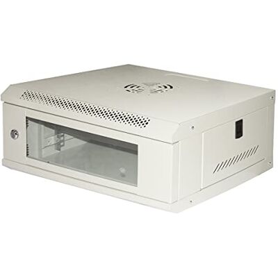 LINK armadio rack 19" serie light con porta vetro temprato e ripiano incluso colore grigio RAL7035 dimensioni 53x40x24 cm capacità di carico 30 kg struttura in metallo 1 unità LINK armadio rack 19" serie light con porta vetro temprato e ripiano incluso colore grigio RAL7035 dimensioni 53x40x24 cm capacità di carico 30 kg struttura in metallo 1 unità