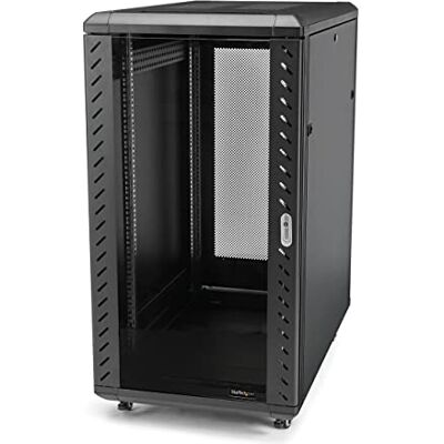StarTech Armadio Server 22U 19" Chiuso 4 Montanti, 83cm, 800kg (RK2236BKF) StarTech Armadio Server 22U 19" Chiuso 4 Montanti, 83cm, 800kg (RK2236BKF)