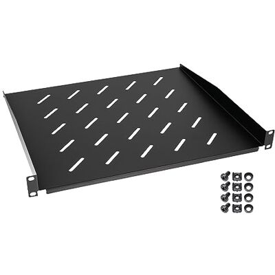 HMF 65499 Ripiano per armadio server 19 pollici 1 U profondità di installazione 400 mm nero HMF 65499 Ripiano per armadio server 19 pollici 1 U profondità di installazione 400 mm nero
