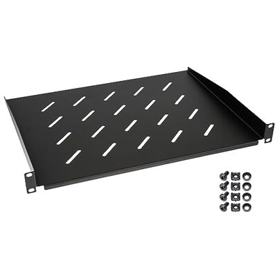 HMF 65499 Ripiano per armadio server 19 pollici 1 U profondità di installazione 350 mm nero HMF 65499 Ripiano per armadio server 19 pollici 1 U profondità di installazione 350 mm nero