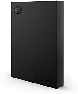 Seagate FireCuda Gaming Hard Drive, 5 TB, External Hard Drive HDD, USB 3/2, RGB LED lighting, 3 Years Rescue Services (STKL5000400)